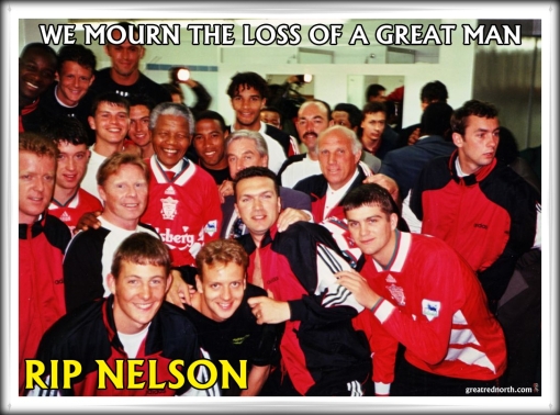 RIP Nelson Mandela Liverpool FC #LFC